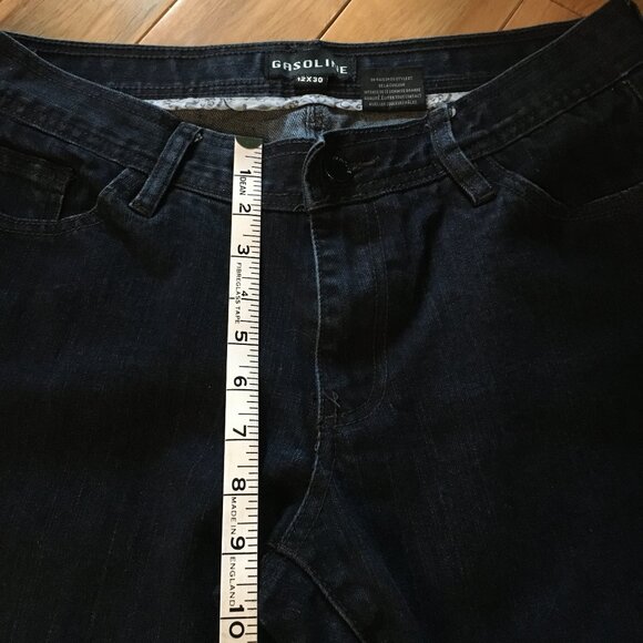 Gasoline Dark Navy Blue Denim Jeans - Picture 14 of 16